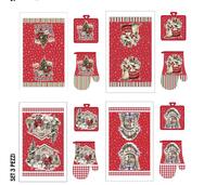 3-Piece Pot Holder Set XMAS VIENNA Tellini S.r.l. Wholesale Clothing